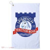 Ipswich Town Fan Tractor Suffolk Punch Badge Golf Towel thumb 0