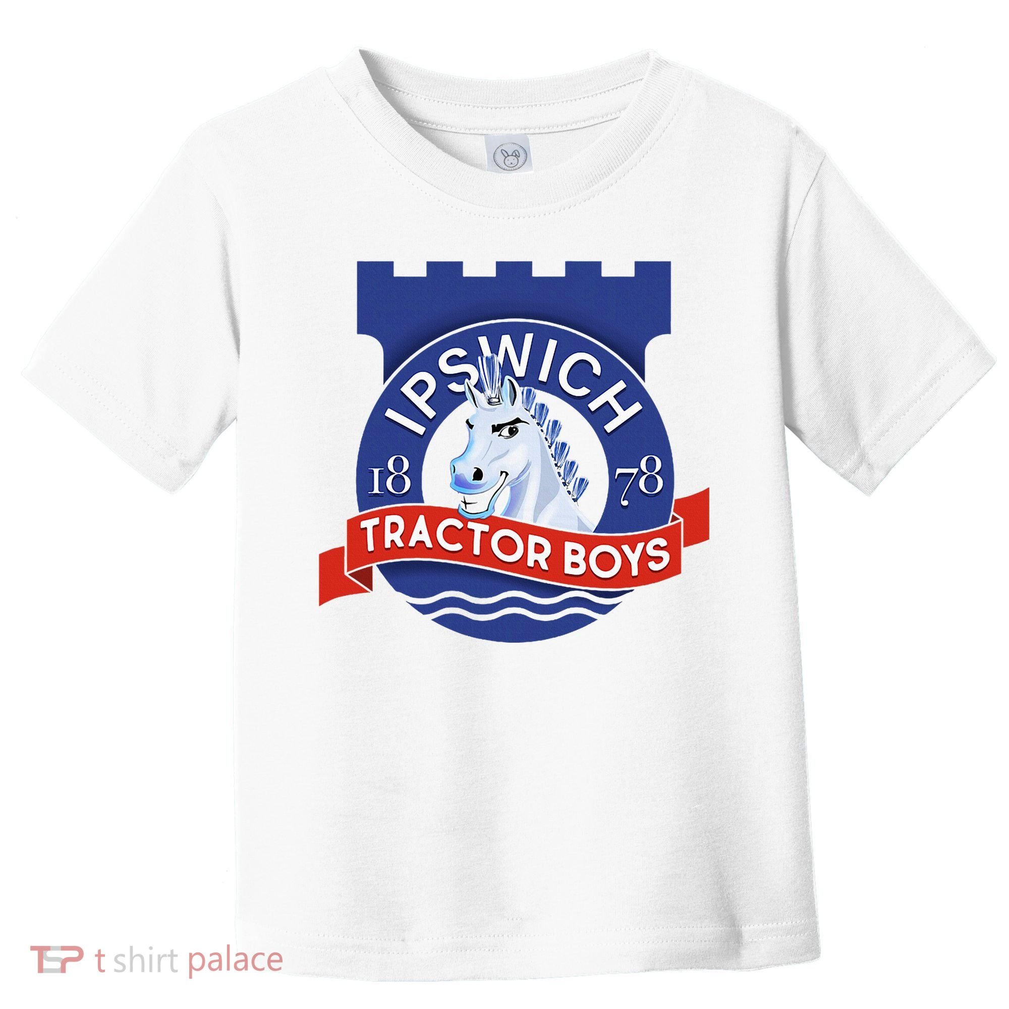 Ipswich Town Fan Tractor Suffolk Punch Badge Toddler T-Shirt
