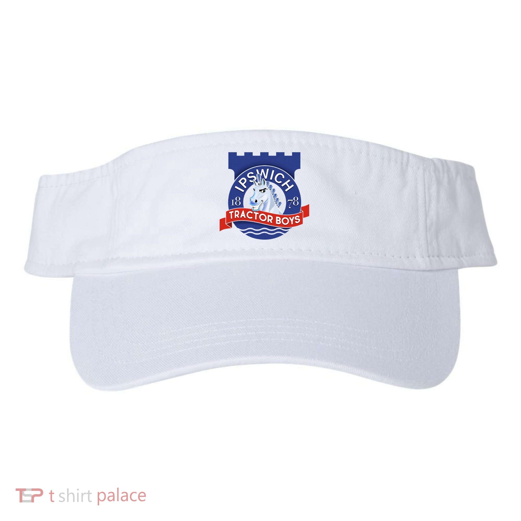Ipswich Town Fan Tractor Suffolk Punch Badge Visor