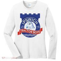 Ipswich Town Fan Tractor Suffolk Punch Badge Women's Long Sleeve Shirt thumb 0