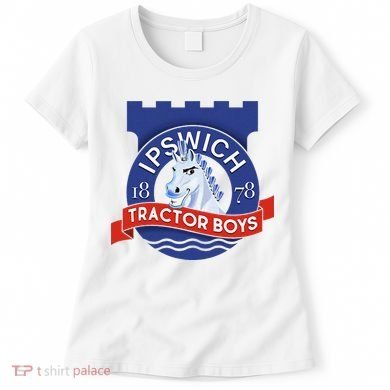 Ipswich Town Fan Tractor Suffolk Punch Badge Women's T-Shirt