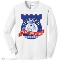 Ipswich Town Fan Tractor Suffolk Punch Badge Kids Long Sleeve Shirt thumb 0