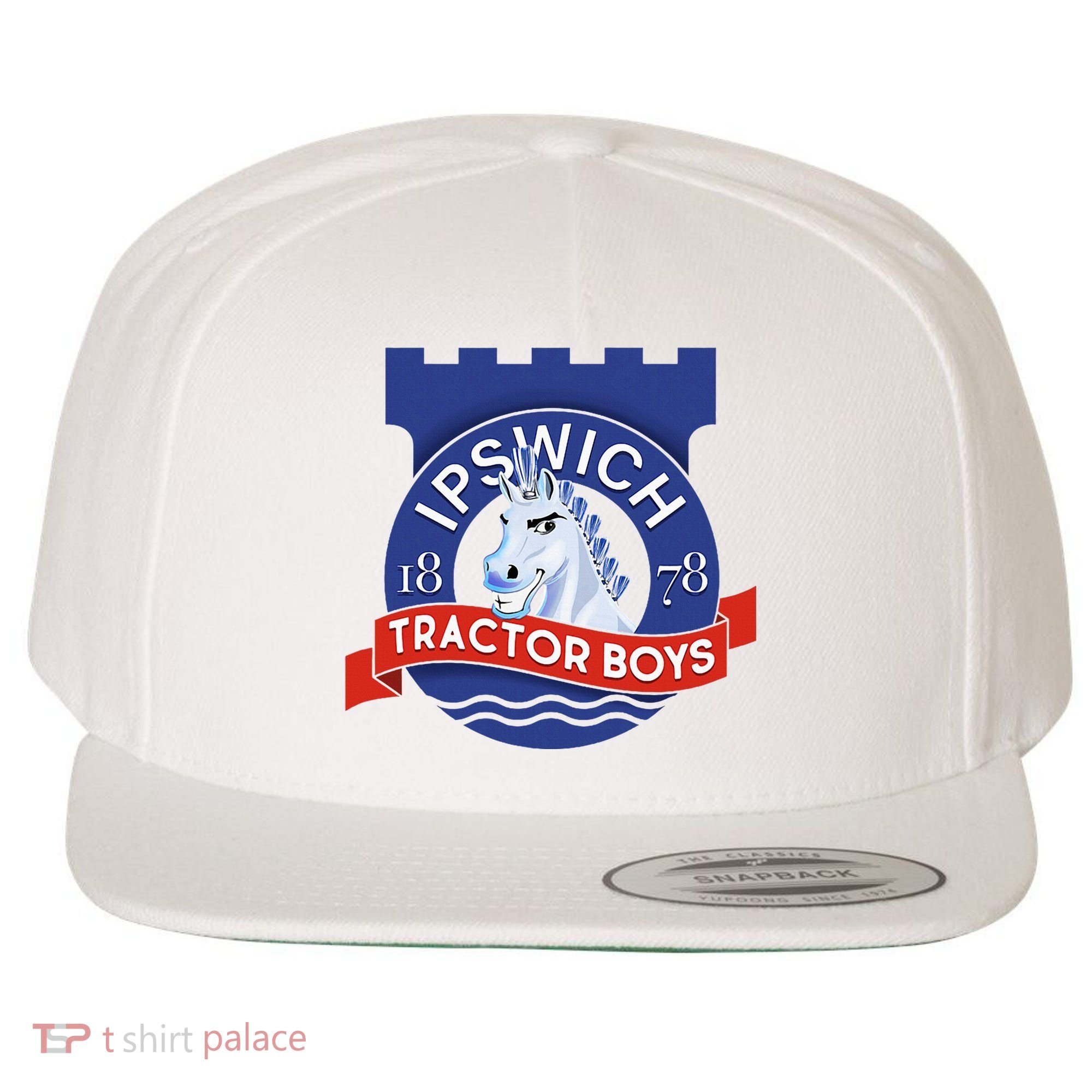 Ipswich Town Fan Tractor Suffolk Punch Badge Wool Snapback Cap