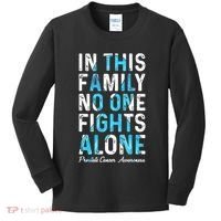 In This Family No One Fight Alone Prostate Cancer Awareness Kids Long Sleeve Shirt thumb 0