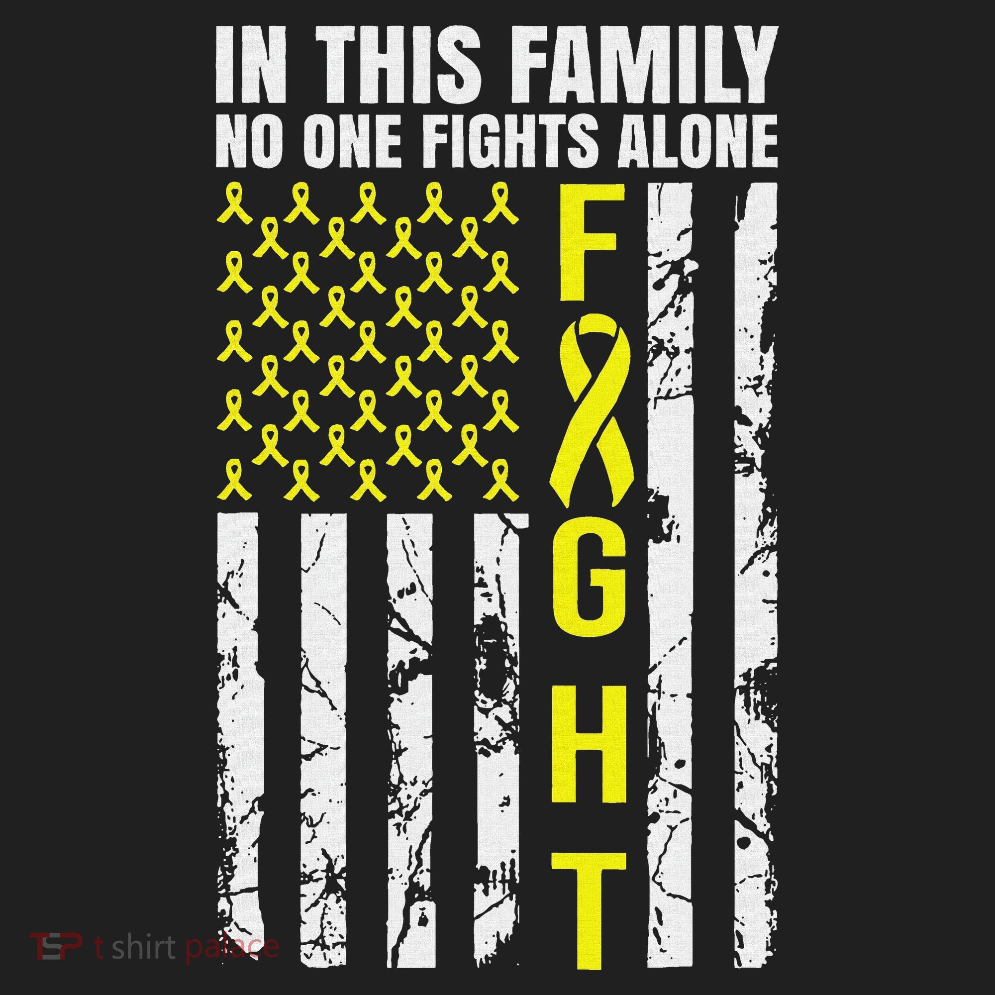 In This Family No One Fight Alone Sarcoma Awareness Women's Sweatshirt