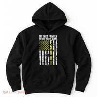 In This Family No One Fight Alone Sarcoma Awareness Hoodie thumb 0