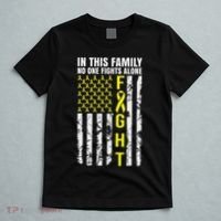 In This Family No One Fight Alone Sarcoma Awareness T-Shirt thumb 5