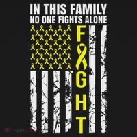In This Family No One Fight Alone Sarcoma Awareness Backpack thumb 2