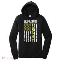 In This Family No One Fight Alone Sarcoma Awareness Women's Hoodie thumb 0