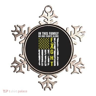 In This Family No One Fight Alone Sarcoma Awareness Ornament