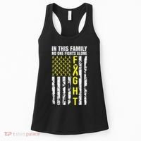 In This Family No One Fight Alone Sarcoma Awareness Women's Tank Top thumb 0