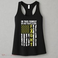 In This Family No One Fight Alone Sarcoma Awareness Women's Tank Top thumb 3