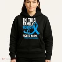 In This Family Nobody Fights Alone Prostate Cancer Awareness Hoodie thumb 5