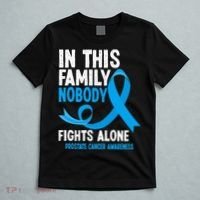 In This Family Nobody Fights Alone Prostate Cancer Awareness T-Shirt thumb 5