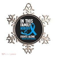 In This Family Nobody Fights Alone Prostate Cancer Awareness Ornament thumb 0