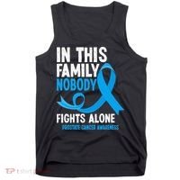 In This Family Nobody Fights Alone Prostate Cancer Awareness Tank Top thumb 0
