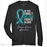 In This Family No One Fights Alone Ovarian Cancer Zone Performance Long-Sleeve T-Shirt thumb 0