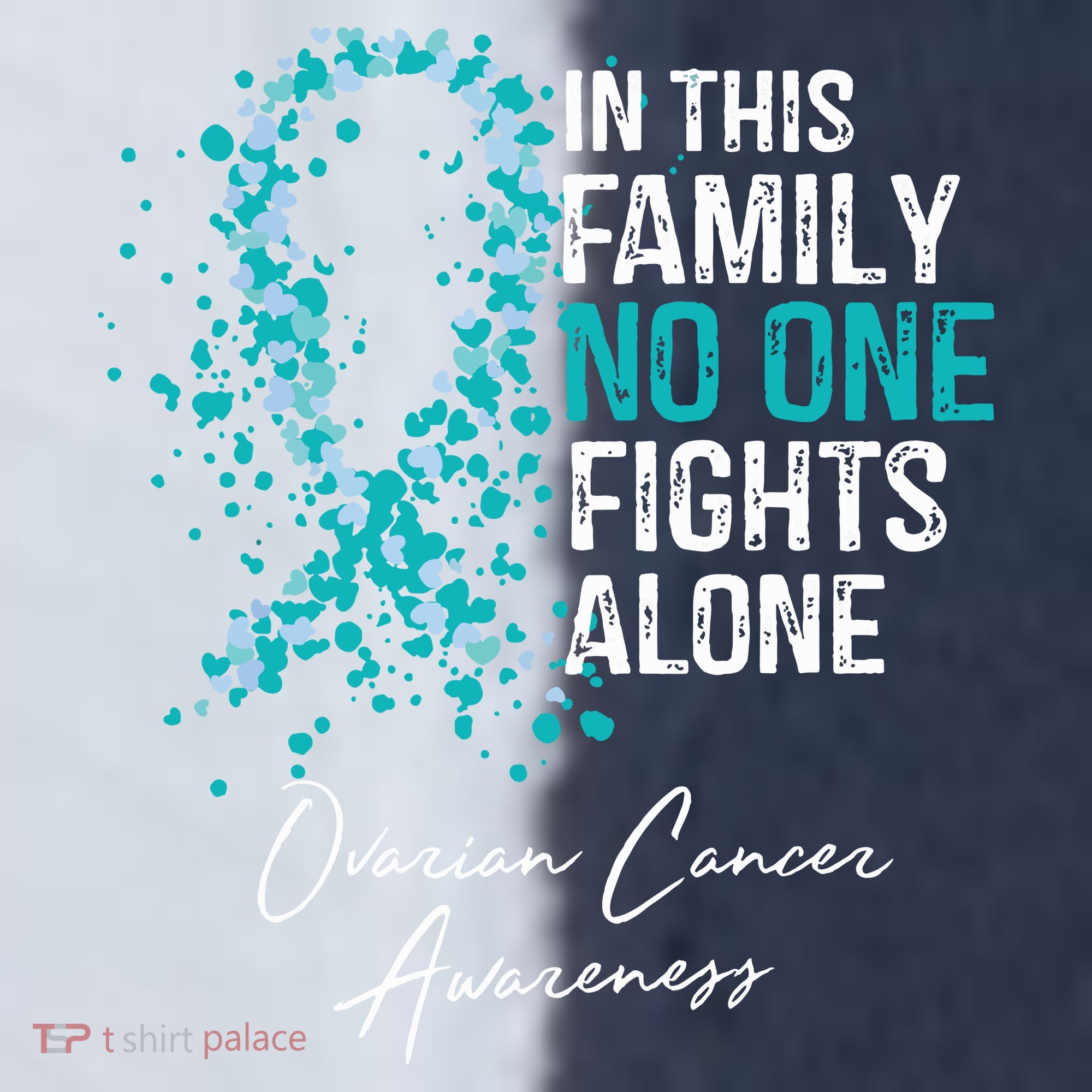 In This Family No One Fights Alone Ovarian Cancer Sport-Tek Competitor United Soccer Jersey