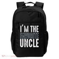 I'm The Favorite Uncle Funny Quotes Family Gift Backpack thumb 0
