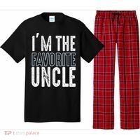 I'm The Favorite Uncle Funny Quotes Family Gift Pajama Set thumb 0