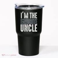 I'm The Favorite Uncle Funny Quotes Family Gift Tumbler thumb 0