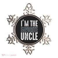 I'm The Favorite Uncle Funny Quotes Family Gift Ornament thumb 0