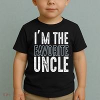I'm The Favorite Uncle Funny Quotes Family Gift Toddler T-Shirt thumb 2