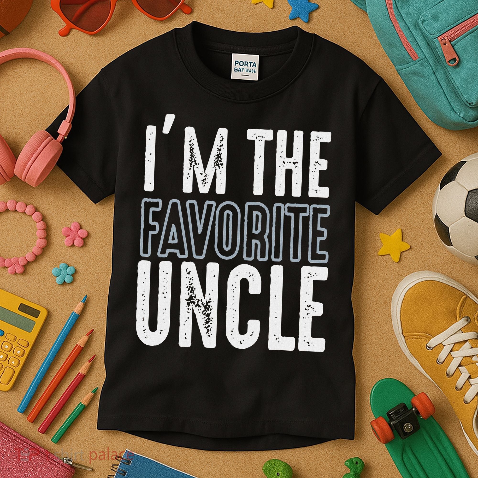 I'm The Favorite Uncle Funny Quotes Family Gift Kids T-Shirt