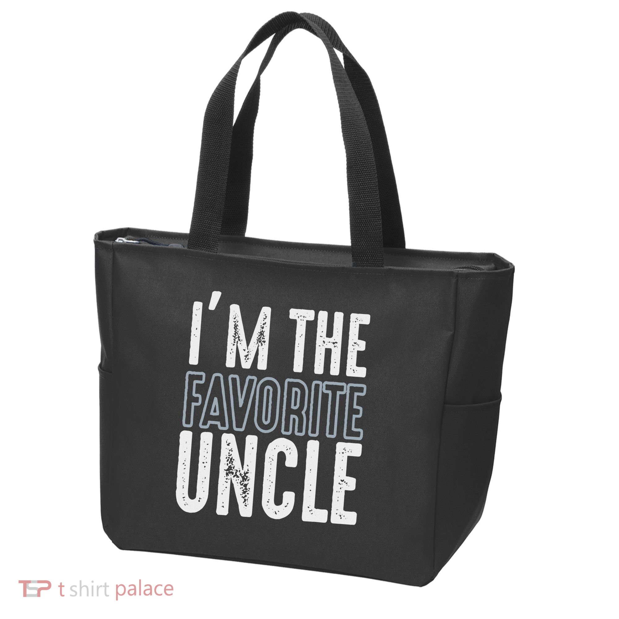 I'm The Favorite Uncle Funny Quotes Family Gift Tote Bag