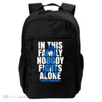 In This Family Nobody Fights Alone Diabetes Awareness Backpack thumb 0