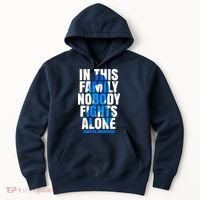 In This Family Nobody Fights Alone Diabetes Awareness Hoodie thumb 0