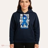 In This Family Nobody Fights Alone Diabetes Awareness Hoodie thumb 5