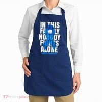 In This Family Nobody Fights Alone Diabetes Awareness Apron thumb 2