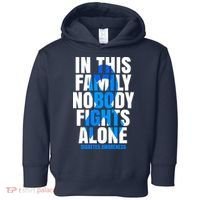 In This Family Nobody Fights Alone Diabetes Awareness Toddler Hoodie thumb 0