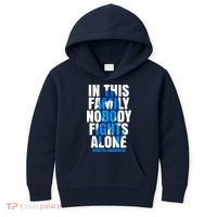 In This Family Nobody Fights Alone Diabetes Awareness Kids Hoodie thumb 0