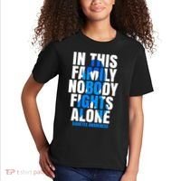 In This Family Nobody Fights Alone Diabetes Awareness Kids T-Shirt thumb 2