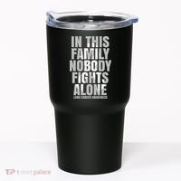 In This Family Nobody Fights Alone Lung Cancer Awareness Tumbler thumb 0