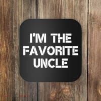 I'm The Favorite Uncle , Funny Family Niece Nephew Gift Coaster thumb 0