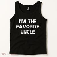 I'm The Favorite Uncle , Funny Family Niece Nephew Gift Tank Top thumb 2