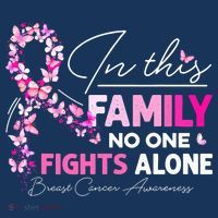 In This Family No One Fight Alone Breast Cancer Awareness Pajama Set thumb 2