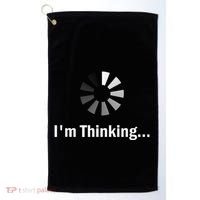IM Thinking For Geeks Nerds Programmers Golf Towel thumb 0