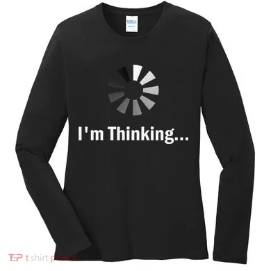 IM Thinking For Geeks Nerds Programmers Women's Long Sleeve Shirt