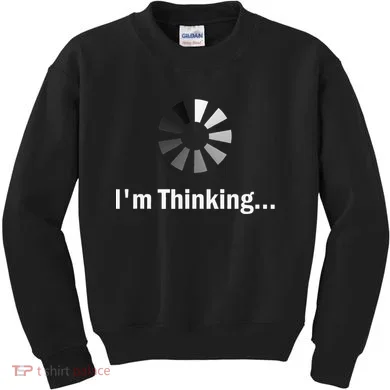 IM Thinking For Geeks Nerds Programmers Kids Sweatshirt