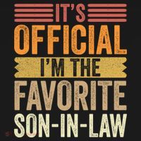 Im The Favorite Son In Law Child Funny Family Humor Retro Women's Tank Top thumb 5