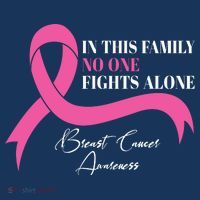 In This Family No One Fights Alone Breast Cancer Awareness Polo thumb 2
