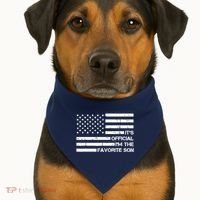 IM The Favorite Son USA-Made Doggie Bandana thumb 1