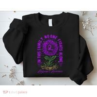 In This Family No One Fight Alone Alzheimer’s Awareness Sweatshirt thumb 2