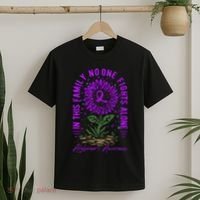 In This Family No One Fight Alone Alzheimer’s Awareness T-Shirt thumb 2