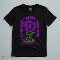 In This Family No One Fight Alone Alzheimer’s Awareness T-Shirt thumb 5