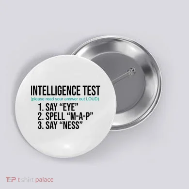 Intelligence Test Funny Message Button